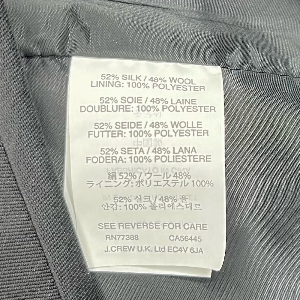 J. Crew Black and Pink Silk Floral Cropped Pants - Picture 8 of 8